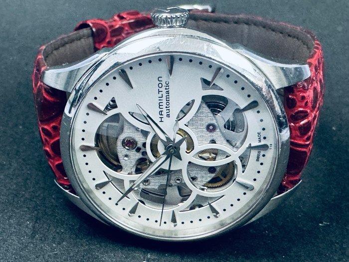 Hamilton - Jazzmaster Skeleton - H324050 - Unisex - 2016, Handtassen en Accessoires, Horloges | Heren
