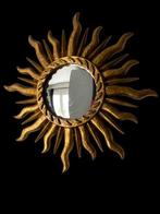 Wandspiegel - Hout, spiegelglas - Zonnespiegel, Antiek en Kunst