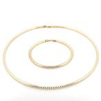 Handmade - Parure - 3.4 g - 18 karaat Geel goud, Handtassen en Accessoires, Antieke sieraden