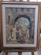 Scuola italiana (XX), firmato E. Castagnola - Scorcio di