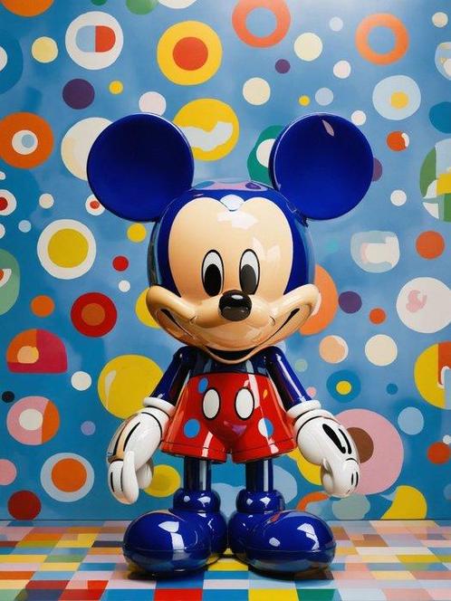 Hiroshi (1981) - Bernard Frize Mickey Robot (Oeuvre unique), Antiquités & Art, Art | Peinture | Moderne