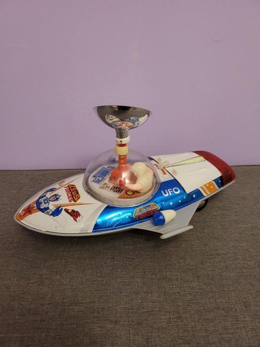 Masudaya - Blikken speelgoed - Zeus Forces Spaceship UFO -, Antiek en Kunst, Antiek | Speelgoed