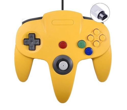 Nieuwe Nintendo 64 Controller Yellow, Consoles de jeu & Jeux vidéo, Consoles de jeu | Nintendo 64, Envoi