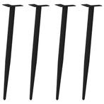 Zwarte Salontafelpoten | Retour Deal | 35% Korting, Huis en Inrichting, Tafelonderdelen, Modern / Eigentijds, Tafelpoot, 50 tot 100 cm