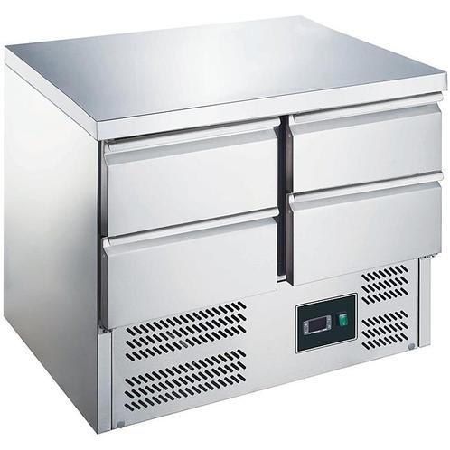 SARO Gekoelde werkbank met laden - ES 901 S/S TOP 0/4, Zakelijke goederen, Horeca | Keukenapparatuur, Koelen en Vriezen, Verzenden