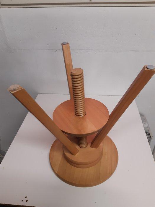Tabouret - Vis / Manivelle - Hêtre - Ambachtskruk, Antiquités & Art, Art | Objets design