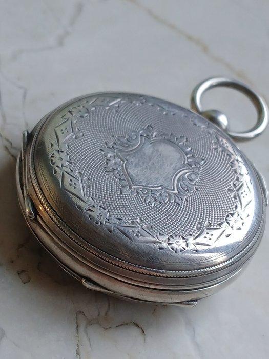 Raffinato antico Orologio in Argento Sterling - 1850-1900, Handtassen en Accessoires, Horloges | Heren