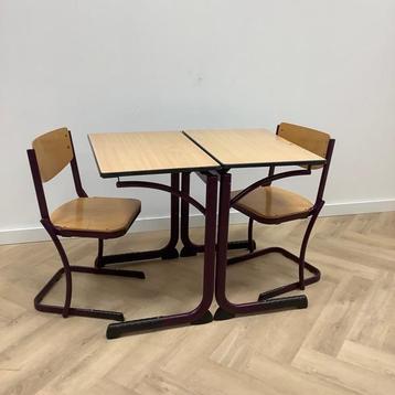 Tweedehands complete school set Marko, 10 stoelen + 10, Huis en Inrichting, Gebruikt, Hout, Eén