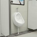vidaXL Wandurinoir met spoelklep keramiek wit, Verzenden, Nieuw