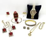 Themacollectie - Dames sieraden 2 sets - Verguld 18K Goud, Antiek en Kunst