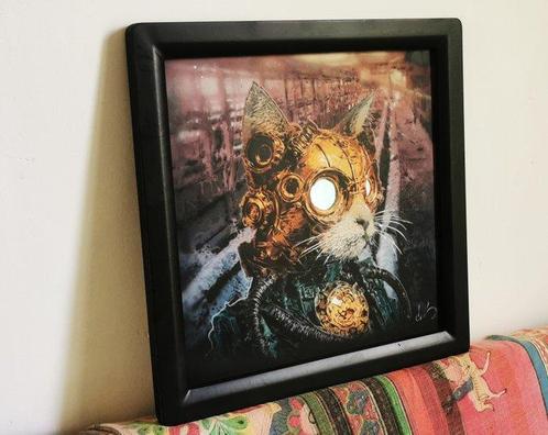 Docteur Bergman - Mirror Steamcat, Antiek en Kunst, Kunst | Schilderijen | Modern