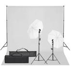 vidaXL Fotostudioset met verlichtingsset en achtergrond, Audio, Tv en Foto, Fotografie | Fotostudio en Toebehoren, Verzenden, Nieuw