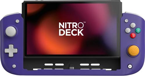 CRKD Nitro Deck Handheld Controller-Retro Purple Edition, Computers en Software, Netwerk switches, Ophalen of Verzenden