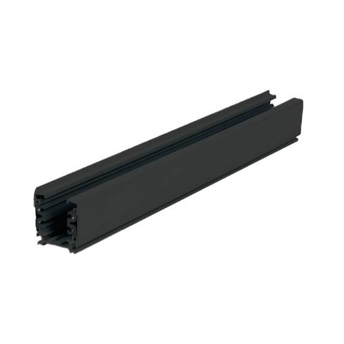 Luxar 3-Fase-Rail zwart 3 meter, Huis en Inrichting, Lampen | Plafondlampen, Nieuw, Metaal, Verzenden