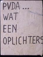 PvdA wat een oplichters op poster (lijst optie, Posters), Verzenden, Nieuw, Overige onderwerpen, Met lijst