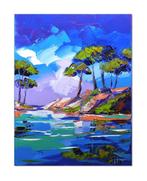 Olivier Pfleger - Mandrafina  Bleu Azur, Antiquités & Art