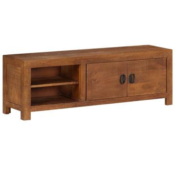 vidaXL Tv-meubel 120x30x40 cm massief mangohout, Huis en Inrichting, Kasten |Televisiemeubels, Verzenden, Nieuw
