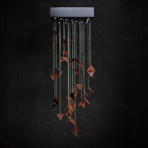 Lustre - Acier - PORTAIL rust LGH0831, Antiek en Kunst, Kunst | Designobjecten