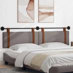 vidaXL Hangend hoofdbord Effen Taupe 210 x 55 x 5 cm Antiek, Maison & Meubles, Verzenden