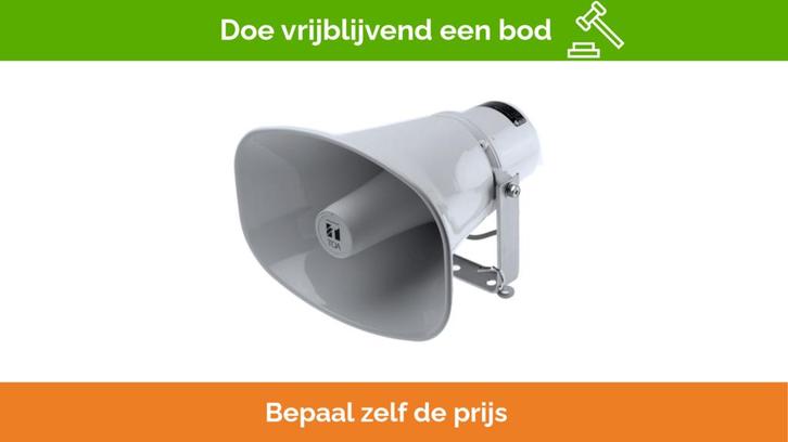 Bieden: TOA SC-630M 30W White Horn Speaker IP65 Grey, Watersport en Boten, Navigatiemiddelen en Scheepselektronica, Ophalen of Verzenden