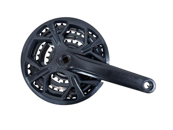 Hbs Crankstel 24-34-42t – 170 Mm – Staal – Zwart – Voor, Fietsen en Brommers, Fietsaccessoires | Overige Fietsaccessoires, Ophalen of Verzenden