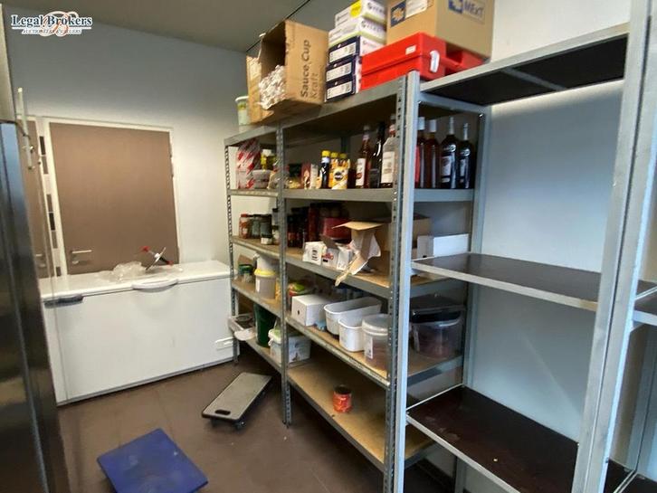 Dubbele metalen magazijnrek met droogvoed, Zakelijke goederen, Horeca | Keukenapparatuur, Overige typen, Ophalen of Verzenden