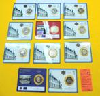 Luxemburg. 2 Euro 2010/2016 (11 coincards) (Zonder