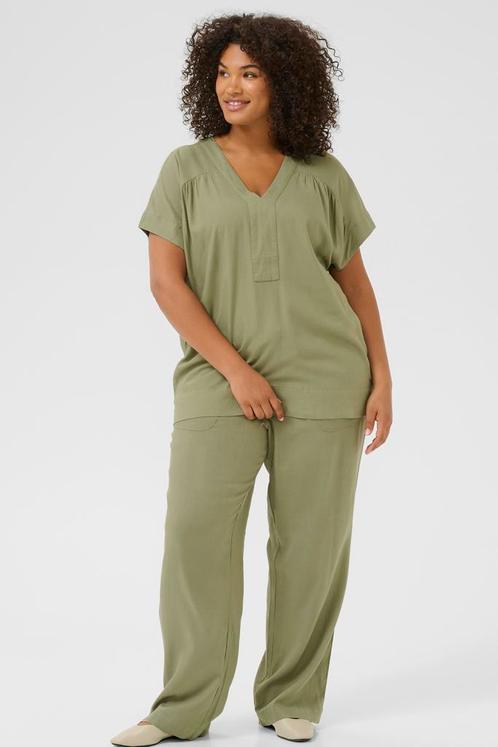 Kaffe Curve broek ECO halfwijd54Maat 46/48 (XL) of groter, Kleding | Dames, Broeken en Pantalons, Overige kleuren, Nieuw, Maat 46/48 (XL) of groter