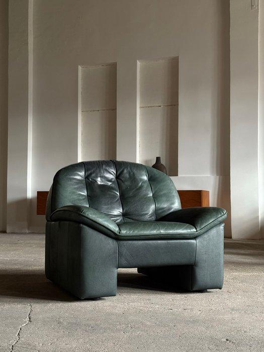 Knoll - Fauteuil - Brutaliste - Cuir, Antiek en Kunst, Antiek | Meubels | Stoelen en Sofa's