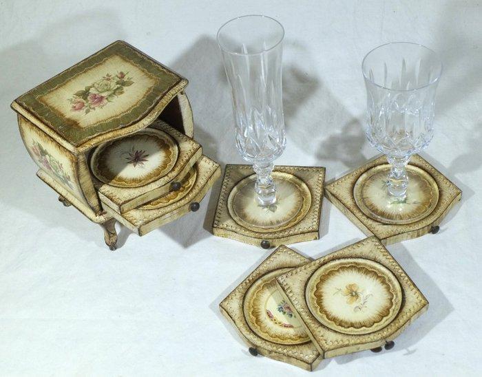 Onderzetter (7) - Hout - Decoratief en origineel, Antiek en Kunst, Curiosa en Brocante