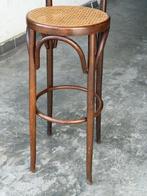 stile thonet - Kruk - Hout, paglia di Vienna - Hoge kruk