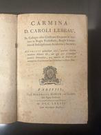 Caroli Lebeau - Carmina D. Caroli Lebeau - 1782, Antiek en Kunst