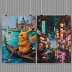 ANDSAL ART - (LOT OF 2) Pikachu Holidays in Venice A Gondola, Nieuw