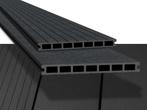 Veiling - 50,4 m² composiet vlonderplank antraciet 420x25x2, Tuin en Terras, Nieuw