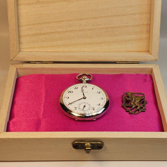 Record - pocket watch No Reserve Price - 1900-1949, Handtassen en Accessoires, Horloges | Heren