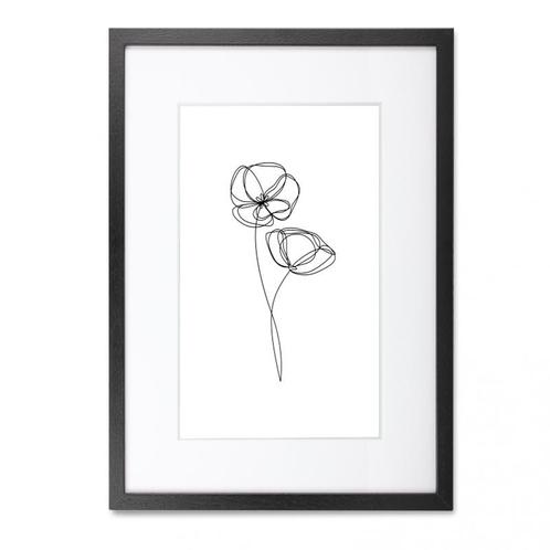 Wissellijst Hout Zwart 30x40cm, Maison & Meubles, Accessoires pour la Maison | Cadres, Envoi