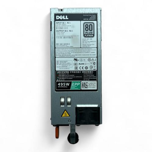 Dell 495W HotSwap Power Supply P/N: 2FR04, 02FR04HS, Computers en Software, Interne voedingen, Refurbished, Verzenden