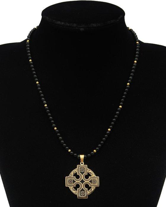 Obsidiaan - Amulet Kruis Zonnekracht: Bescherming &, Antiek en Kunst, Antiek | Boeken en Manuscripten