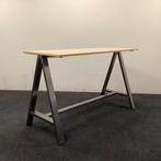 Sta-tafel 180x80 cm, hoogte 110 cm, licht beuken blad -