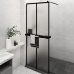 vidaXL Inloopdouchewand met schap 80x195 cm ESG-Glas, Verzenden, Nieuw