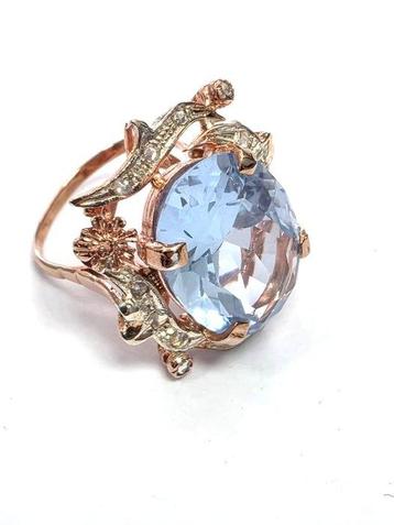 Sans Prix de Réserve - Bague - 9 carats Argent, Or rose beschikbaar voor biedingen