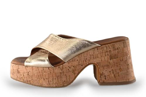 Notre-V Sleehakken in maat 38 Goud | 5% extra korting, Kleding | Dames, Schoenen, Overige kleuren, Zo goed als nieuw, Schoenen met hoge hakken