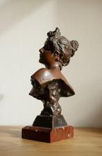 Société des Bronzes de Paris - Emmanuel Villanis - Buste,, Antiek en Kunst