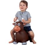 John - hophop stier - opblaasfiguur kind - bruin, Kinderen en Baby's, Speelgoed | Buiten | Opblaasfiguren, Nieuw, Verzenden