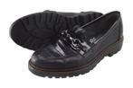 Rieker Loafers in maat 37 Zwart | 10% extra korting, Vêtements | Femmes, Chaussures, Overige typen, Verzenden