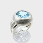 Zonder Minimumprijs - Ring Zilver Topaas, Handtassen en Accessoires, Ringen, Nieuw