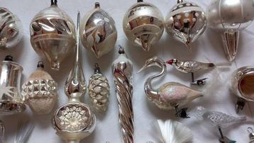 Kerstballen (42) - Glas - Oude antieke kerstballen beschikbaar voor biedingen