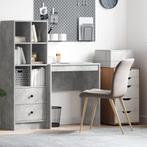 vidaXL Bureau Betongrijs 70x40x76 cm Geengineerd Hout, Huis en Inrichting, Verzenden, Nieuw