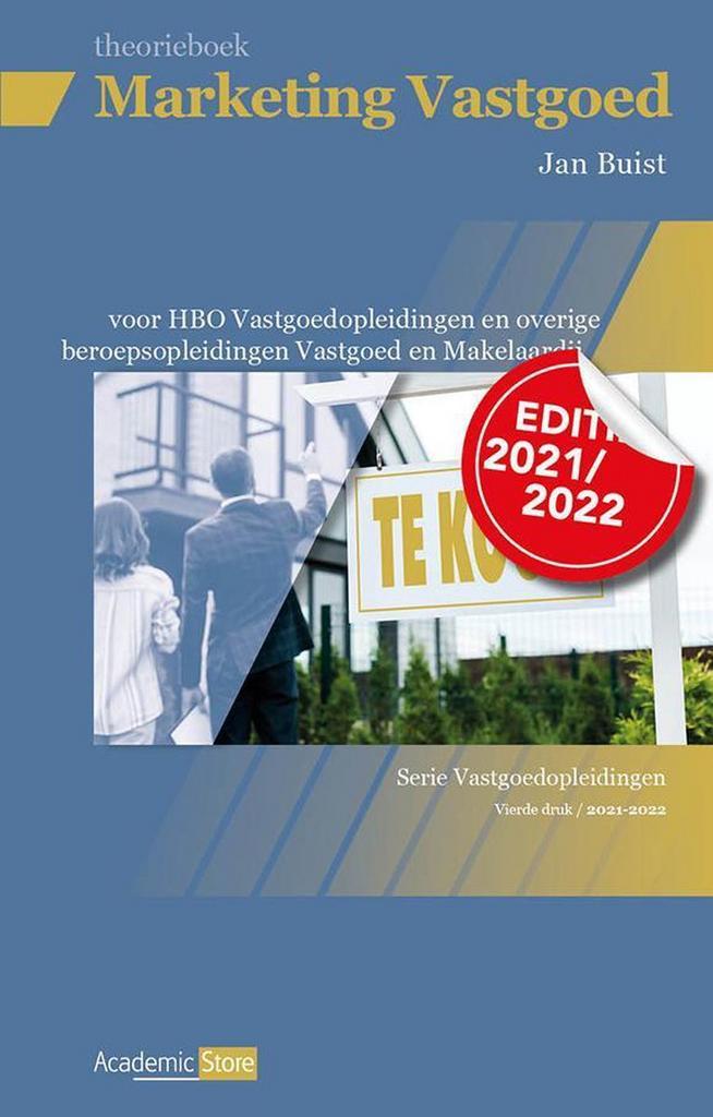 Marketing Vastgoed / Serie Vastgoed Opleidingen / 24, Boeken, Schoolboeken, Zo goed als nieuw, Verzenden