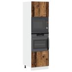 vidaXL Magnetronkast Lyon 60x57x207 cm bewerkt hout oud, Huis en Inrichting, Verzenden, Nieuw